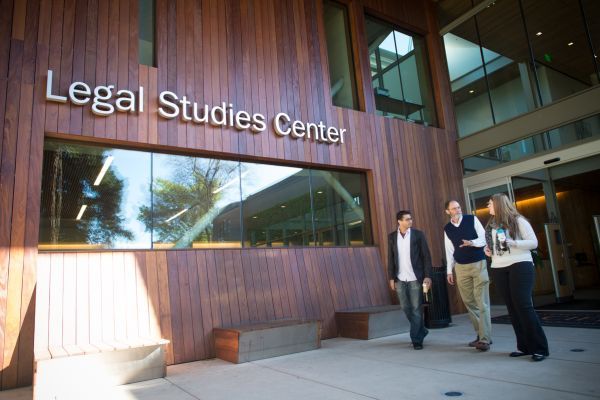 students walk on Pacific's Sacramento Campus